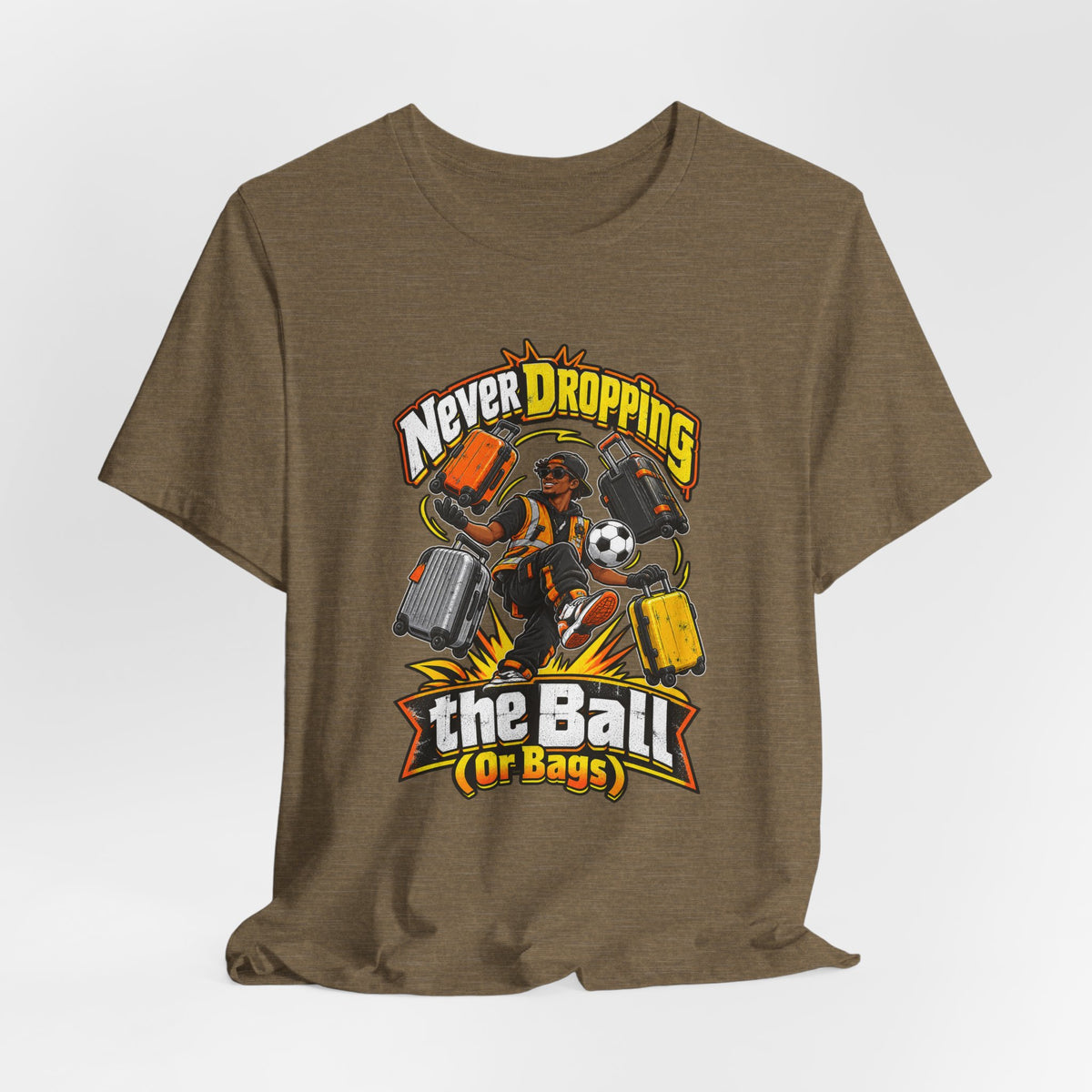 Never Dropping the Ball (Or Bags) Funny Baggage Handler T-Shirt