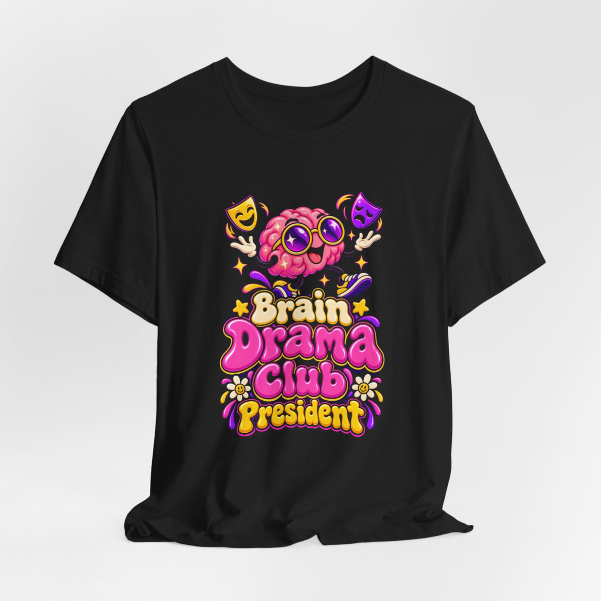 Brain Drama Club President Funny Y2K T-Shirt