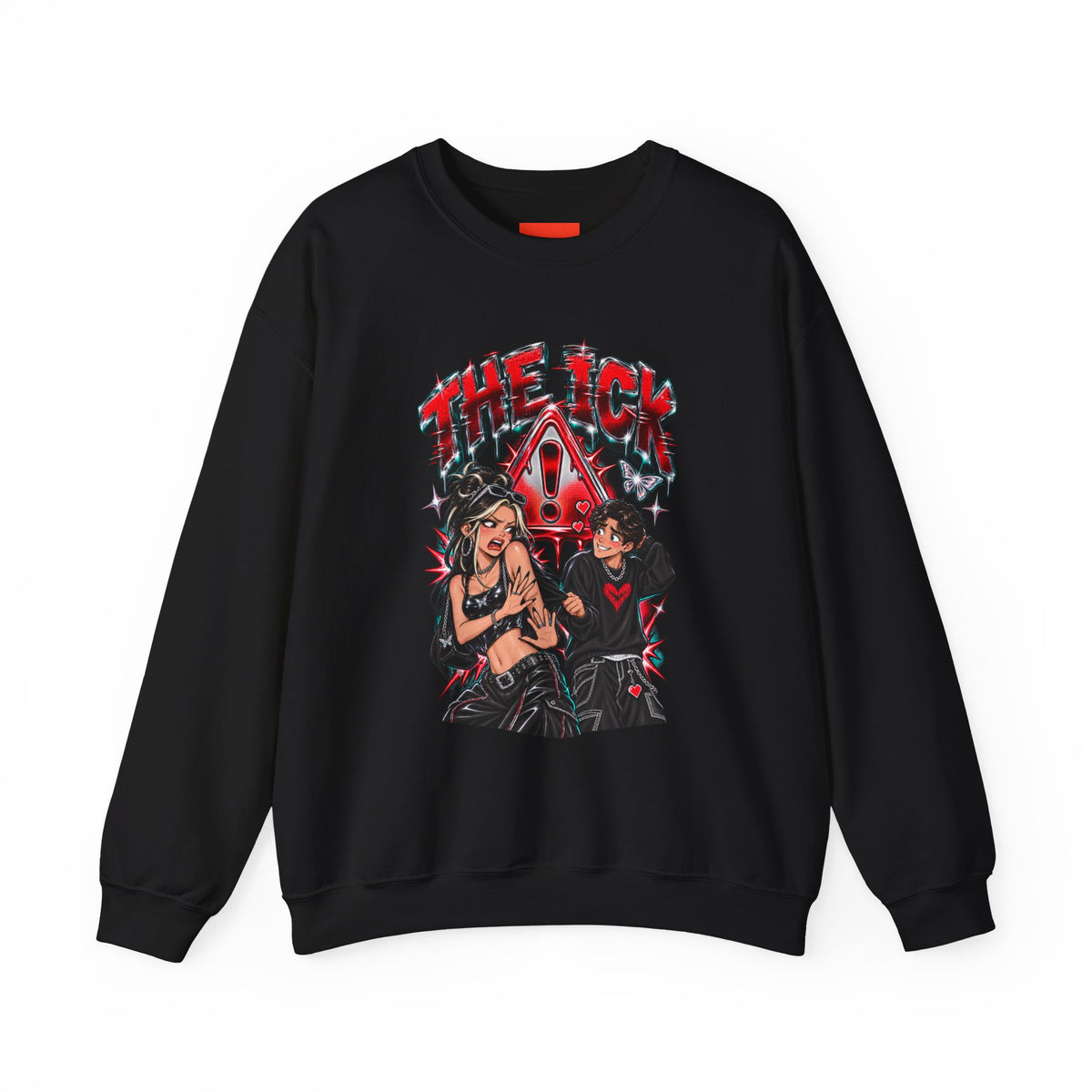 THE ICK Funny Y2K Graphic Sweatshirt
