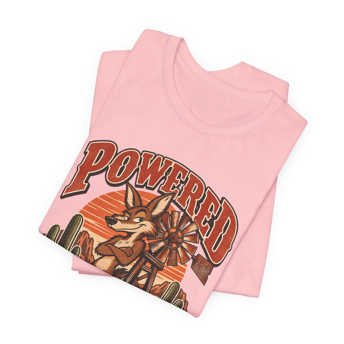 Powered By Passive Aggression Funny Western Ranch T-Shirt