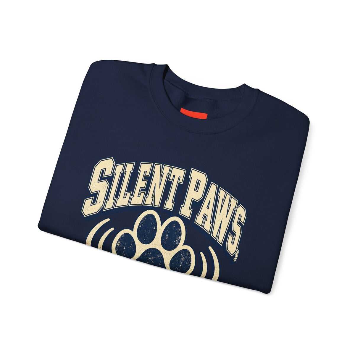 Silent Paws, Loud Moves Funny Cat Lover Sweatshirt