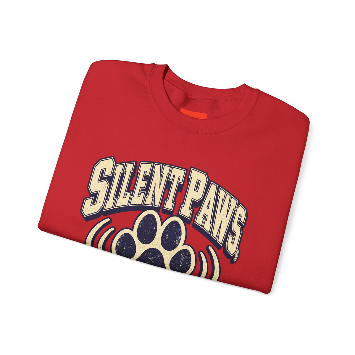 Silent Paws, Loud Moves Funny Cat Lover Sweatshirt