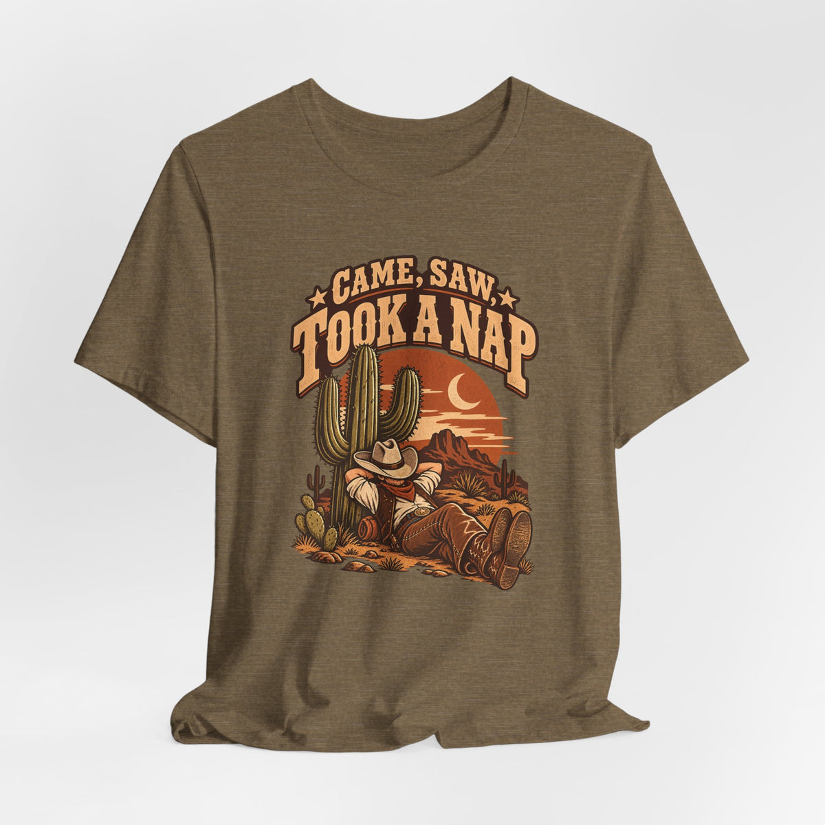Came, Saw, Took A Nap Funny Self-Deprecating T-Shirt