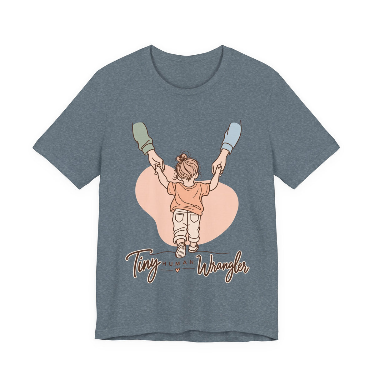 Tiny Human Wrangler Funny Parent T-Shirt