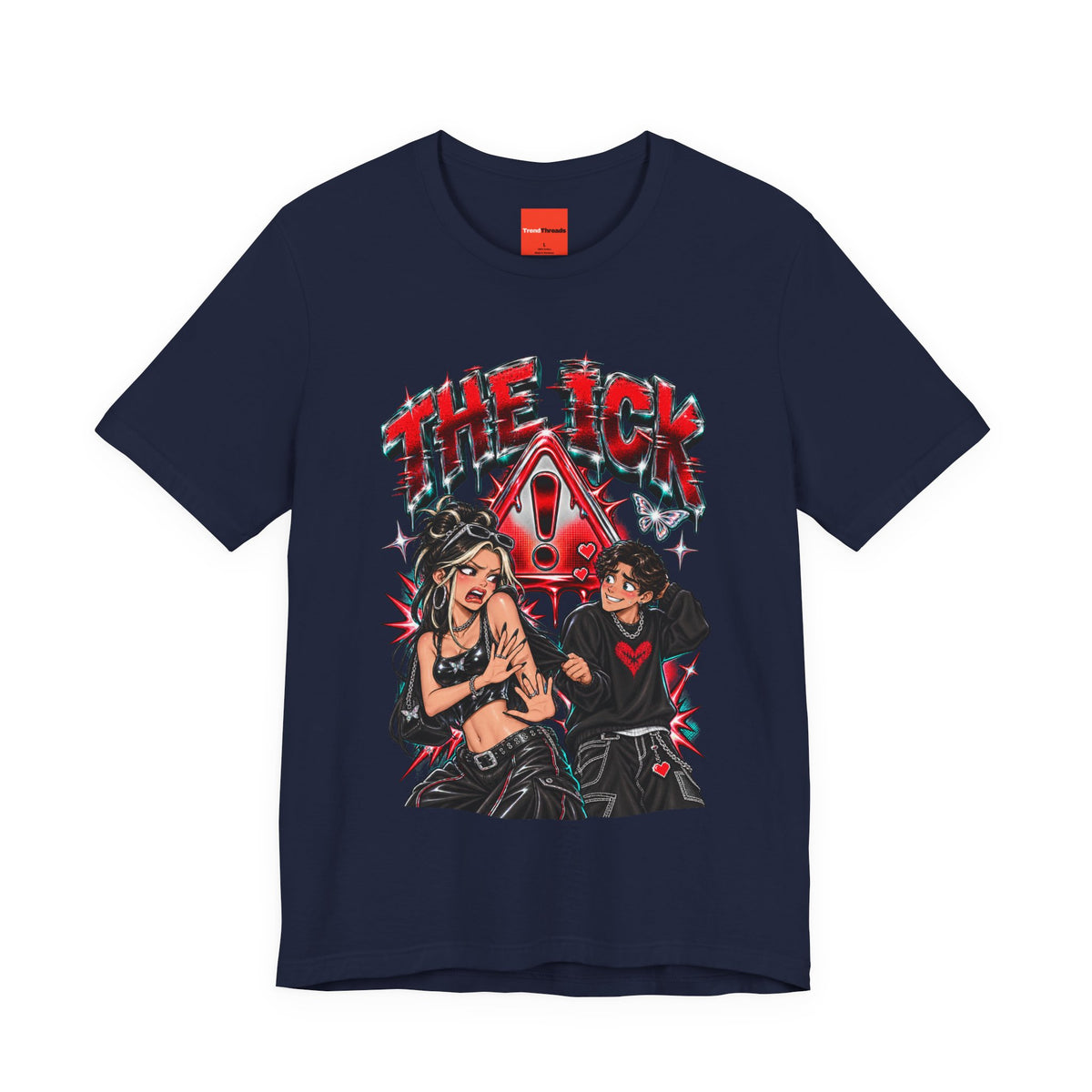 THE ICK Funny Y2K Graphic T-Shirt