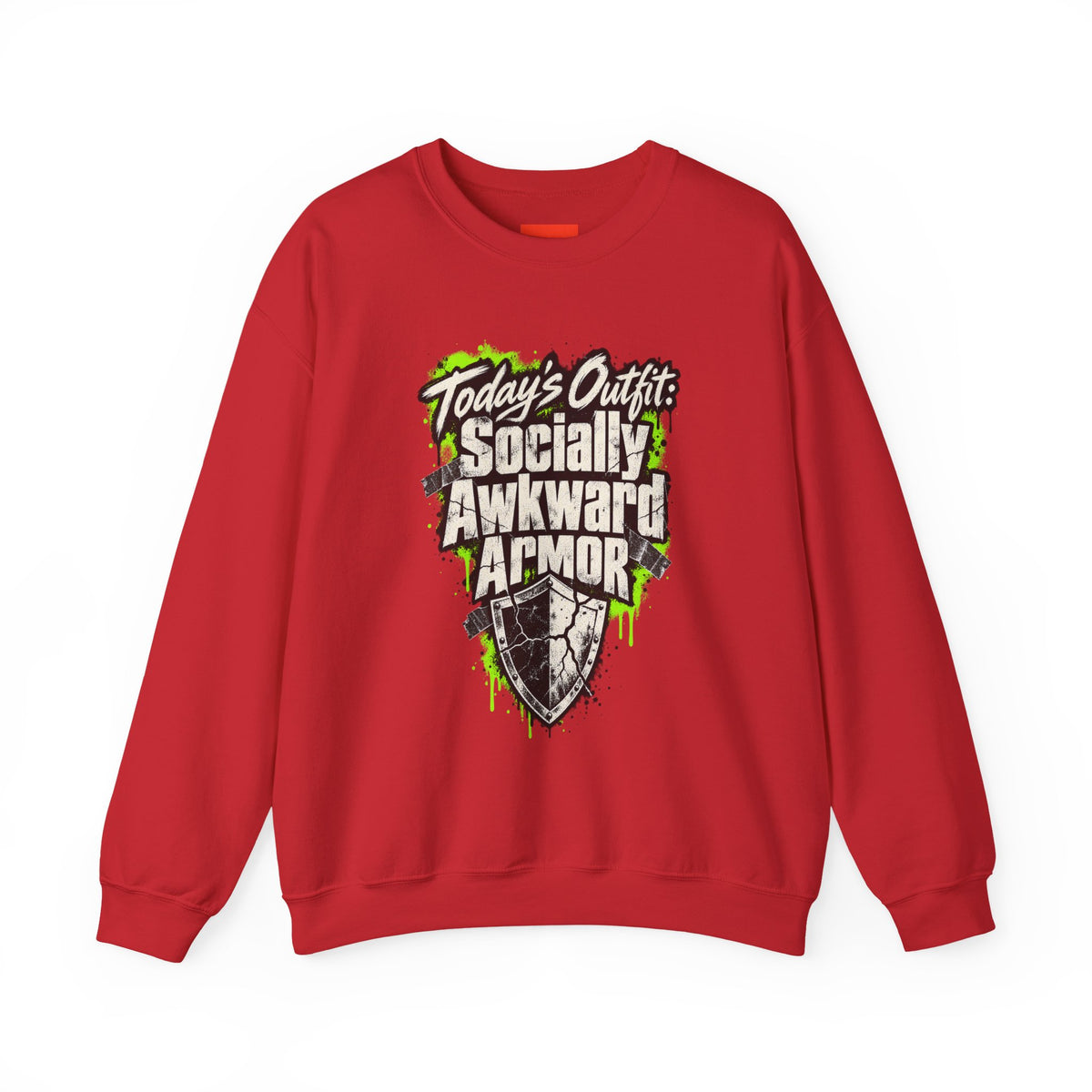 Today’s Outfit: Socially Awkward Armor Funny Introvert Sweatshirt