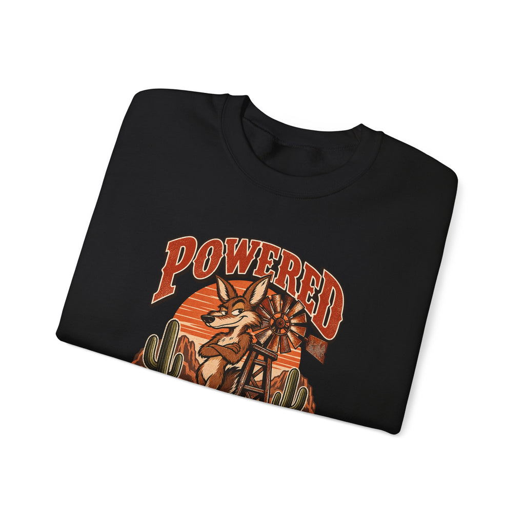 Powered By Passive Aggression Funny Western Ranch Sweatshirt