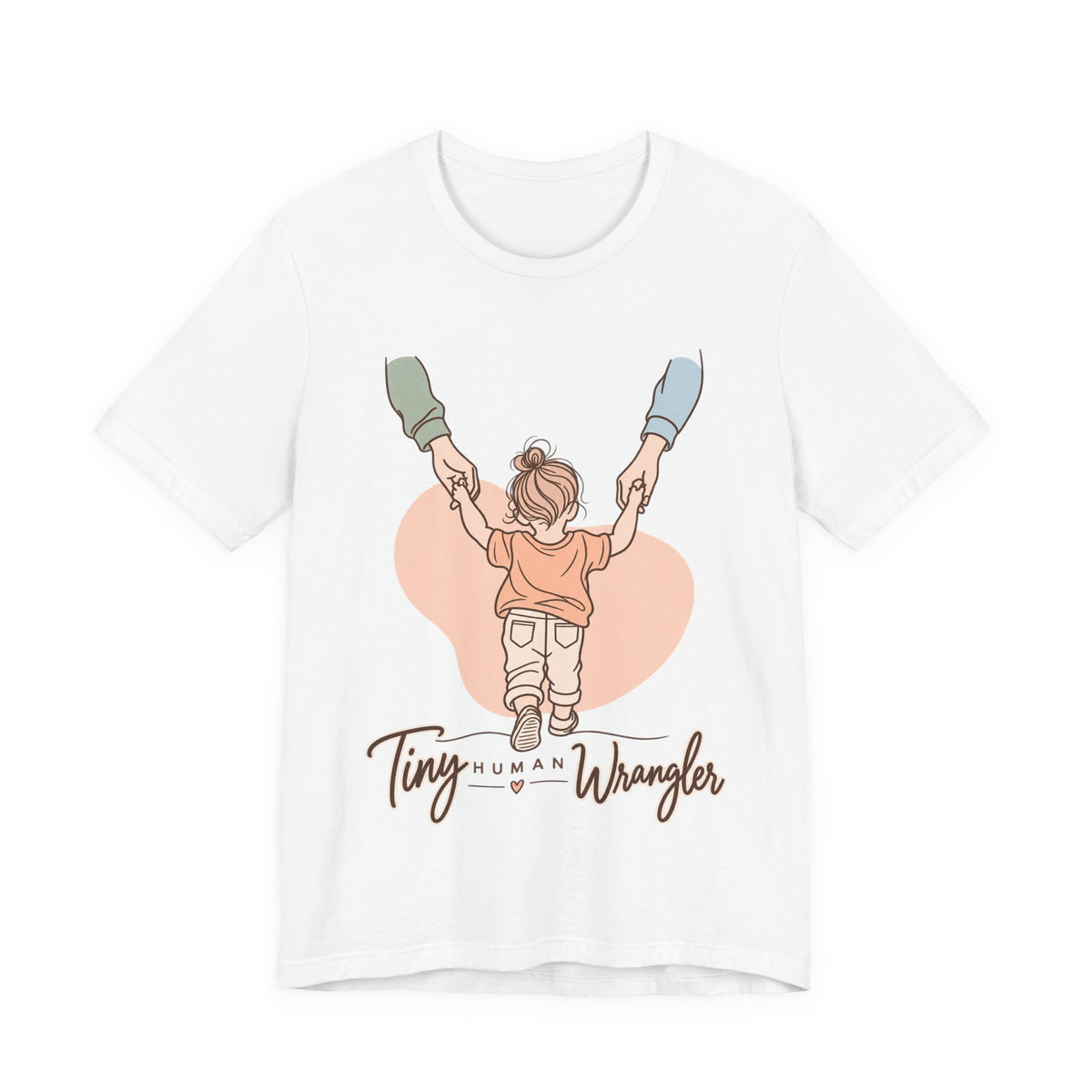 Tiny Human Wrangler Funny Parent T-Shirt