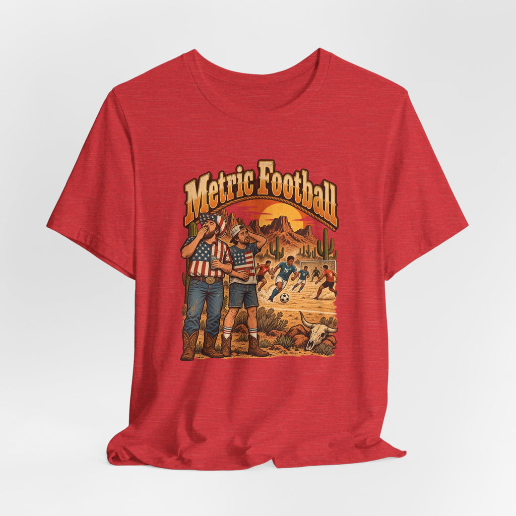 Metric Football Funny Western Ranch T-Shirt
