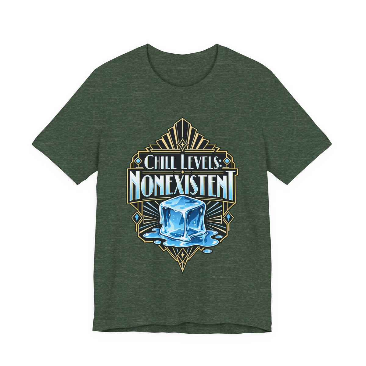 Chill Levels: Nonexistent Funny Self-Deprecating T-Shirt