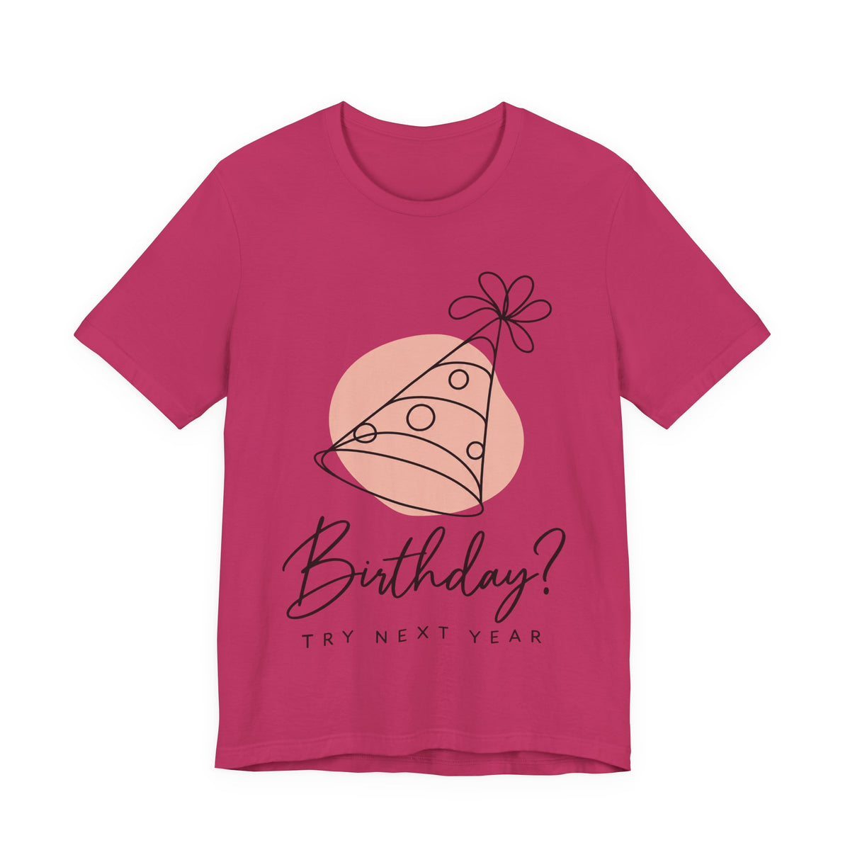 Birthday? Try Next Year Funny Sarcastic T-Shirt