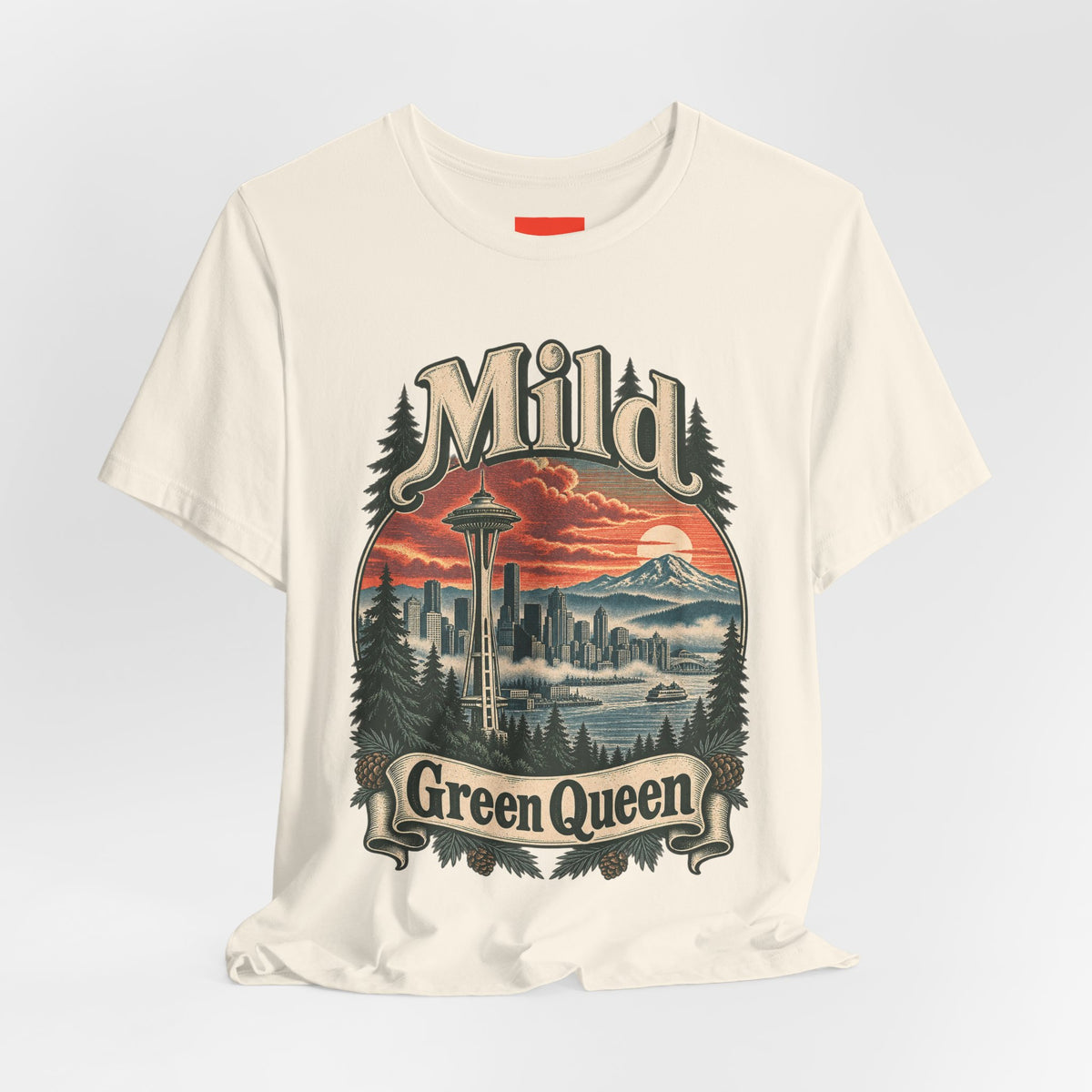 Mild Green Queen Funny Sarcastic Retro T-Shirt