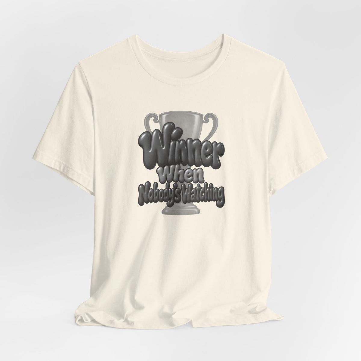 Winner When Nobody’s Watching Funny Introvert T-Shirt