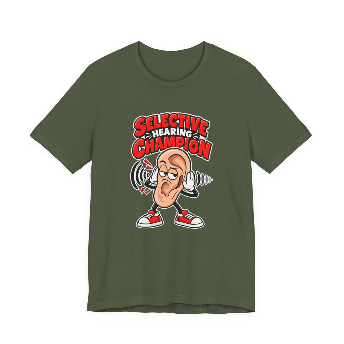 Selective Hearing Champion Funny Sarcastic T-Shirt