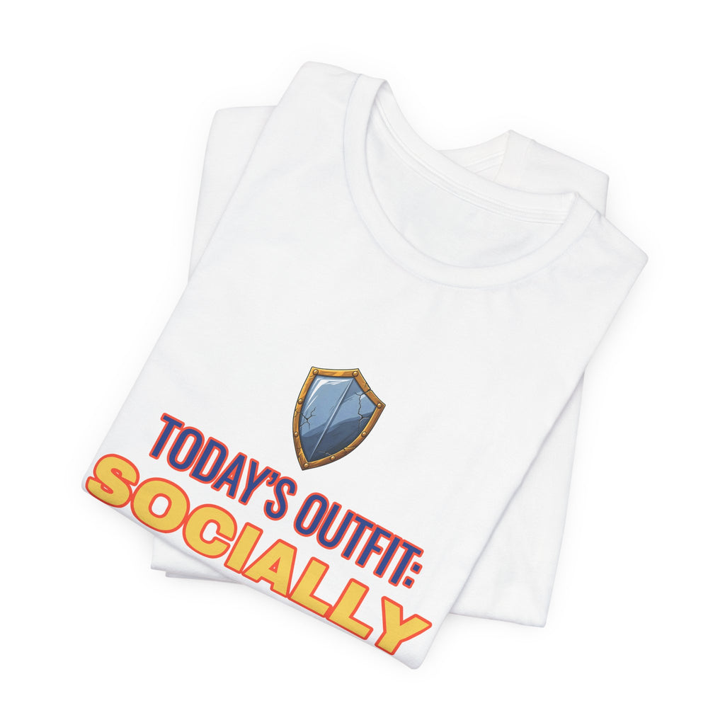 Today’s Outfit: Socially Awkward Armor Funny Introvert T-Shirt