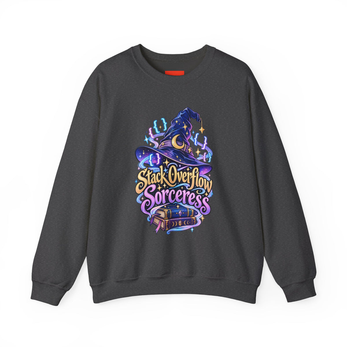 Stack Overflow Sorceress Funny Programmer Sweatshirt