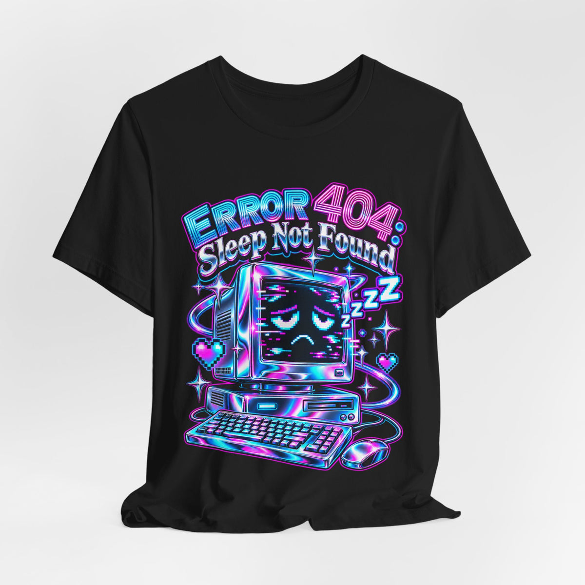Error 404: Sleep Not Found Funny Programmer T-Shirt