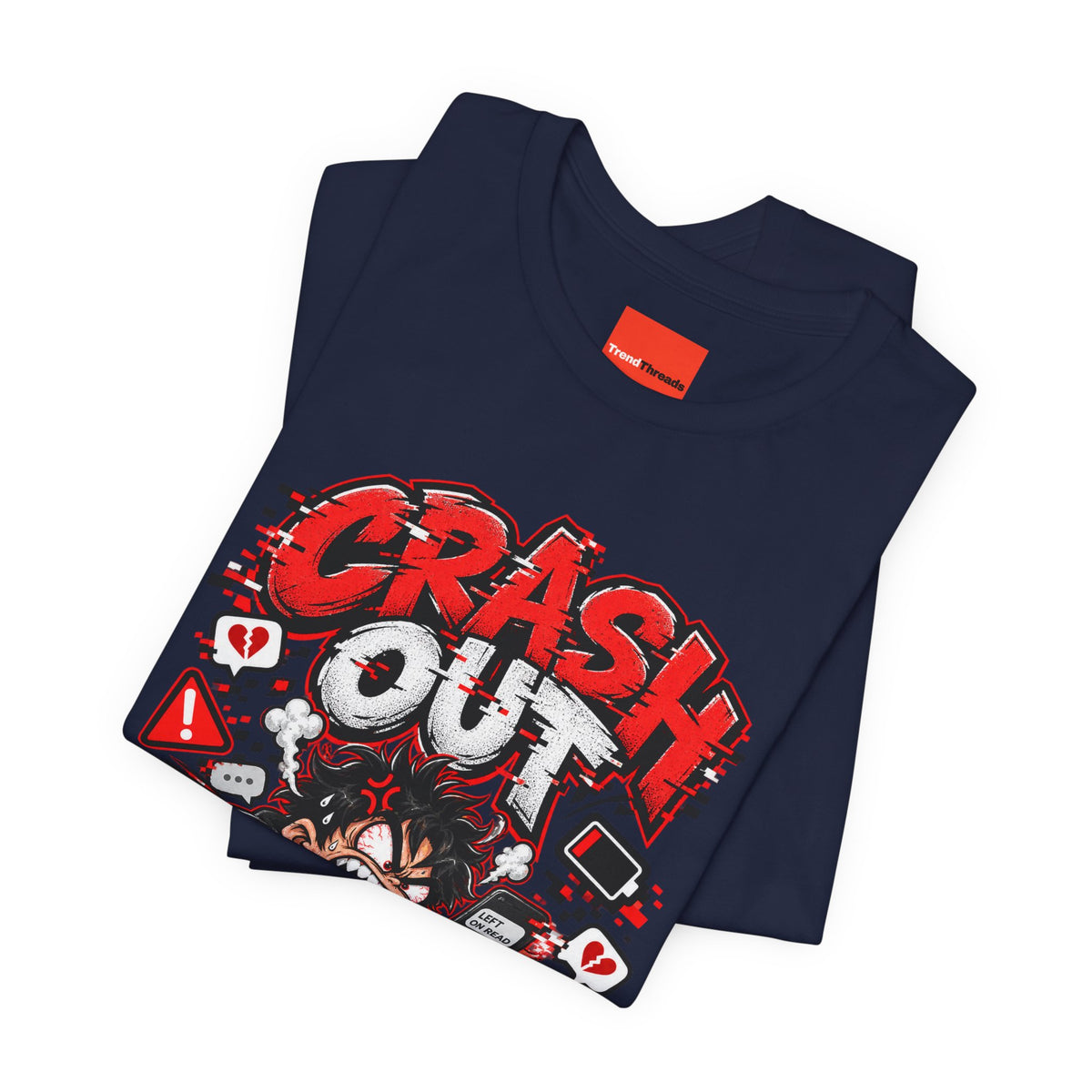 CRASH OUT Funny Streetwear T-Shirt