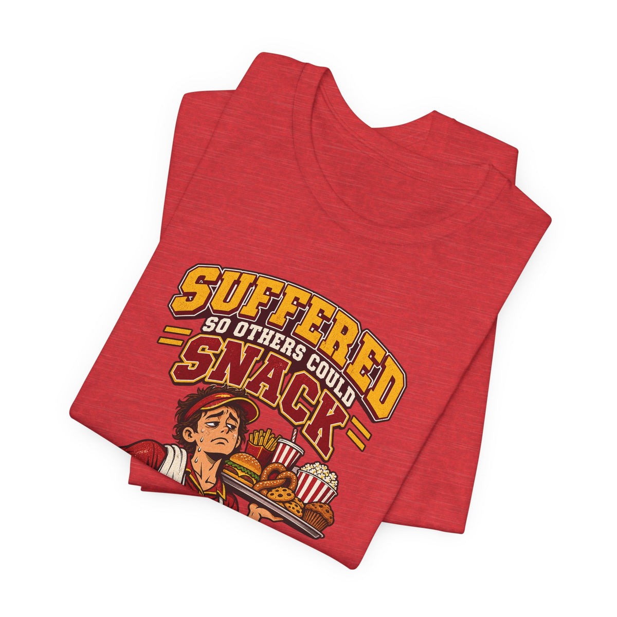 Suffered So Others Could Snack Funny Food Service T-Shirt