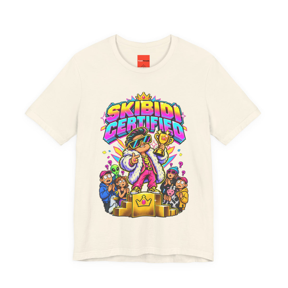 SKIBIDI CERTIFIED Funny Y2K T-Shirt