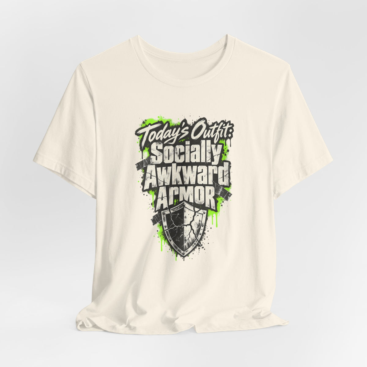 Today’s Outfit: Socially Awkward Armor Funny Introvert T-Shirt