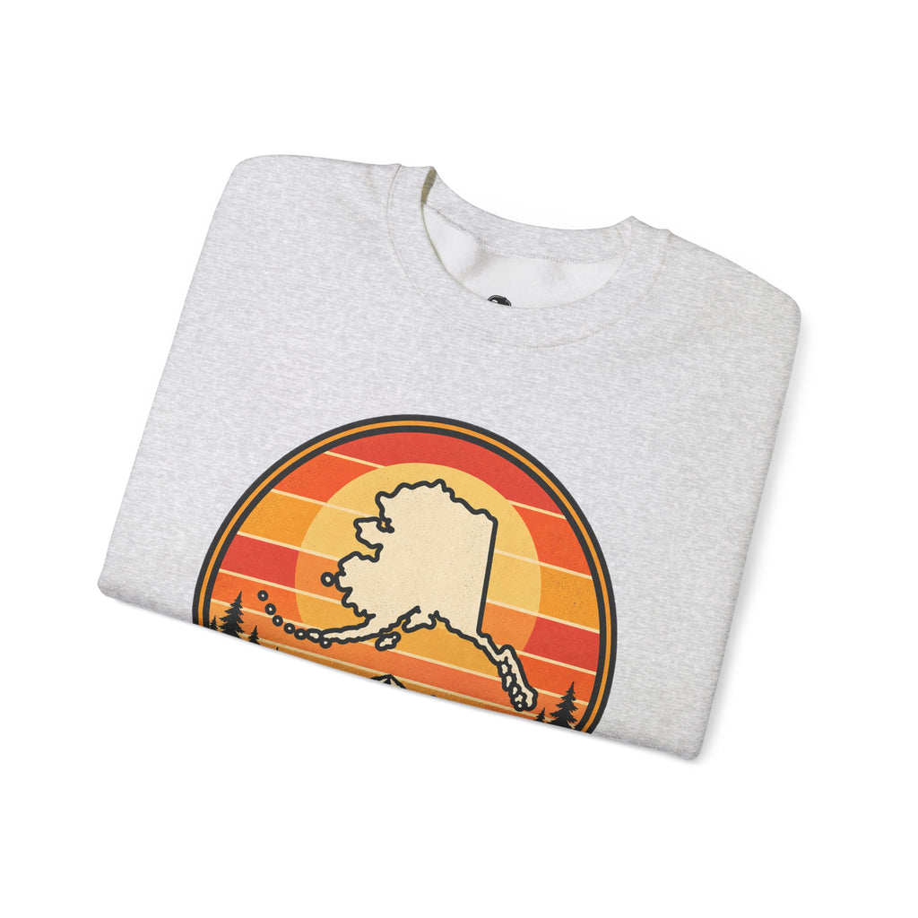 The Last Frontier Funny Minimalist Typography Sweatshirt