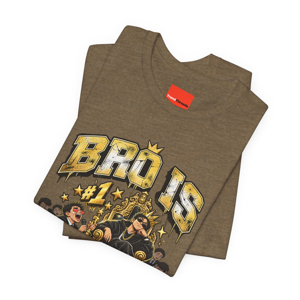 BRO IS GLAZING Funny Streetwear T-Shirt