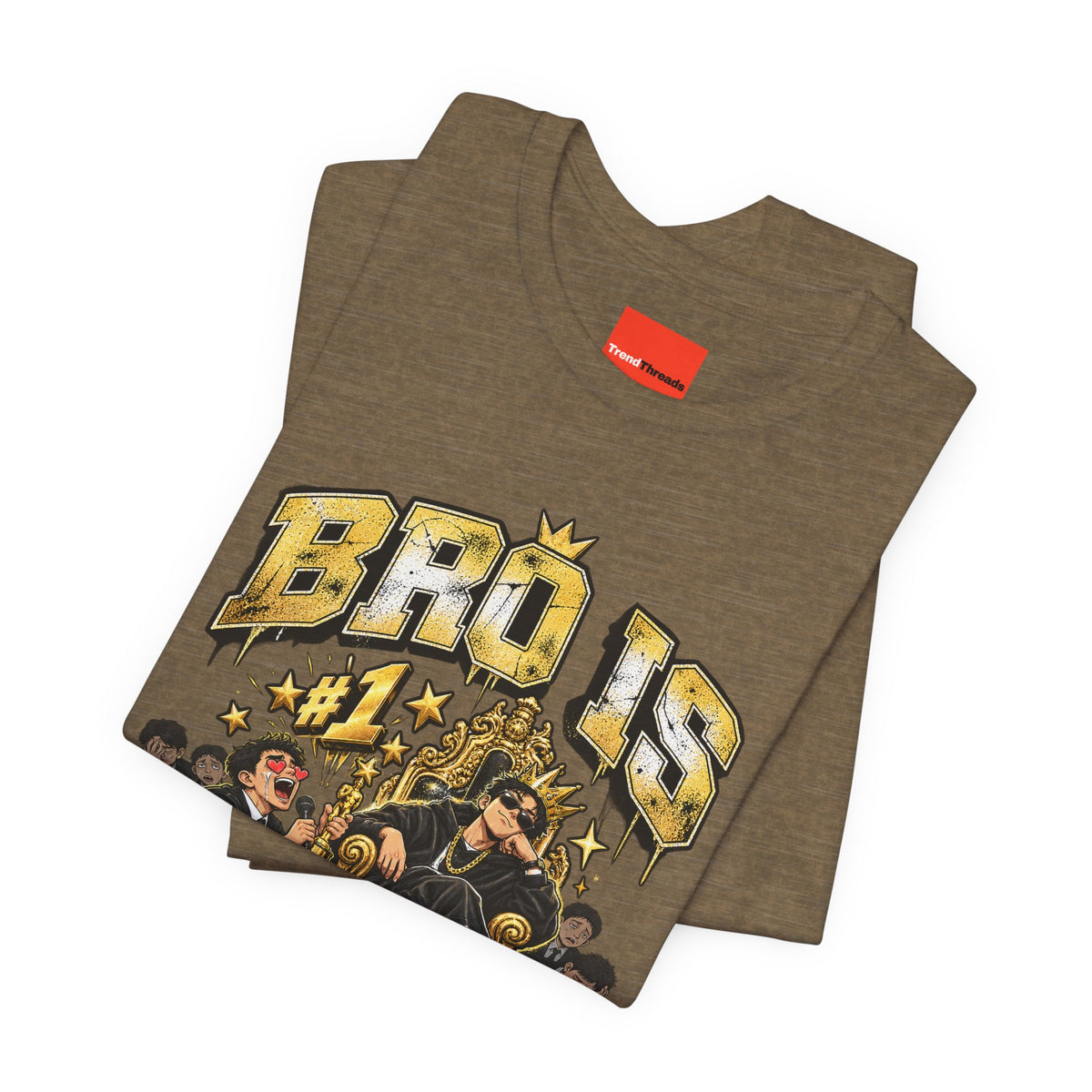 BRO IS GLAZING Funny Streetwear T-Shirt