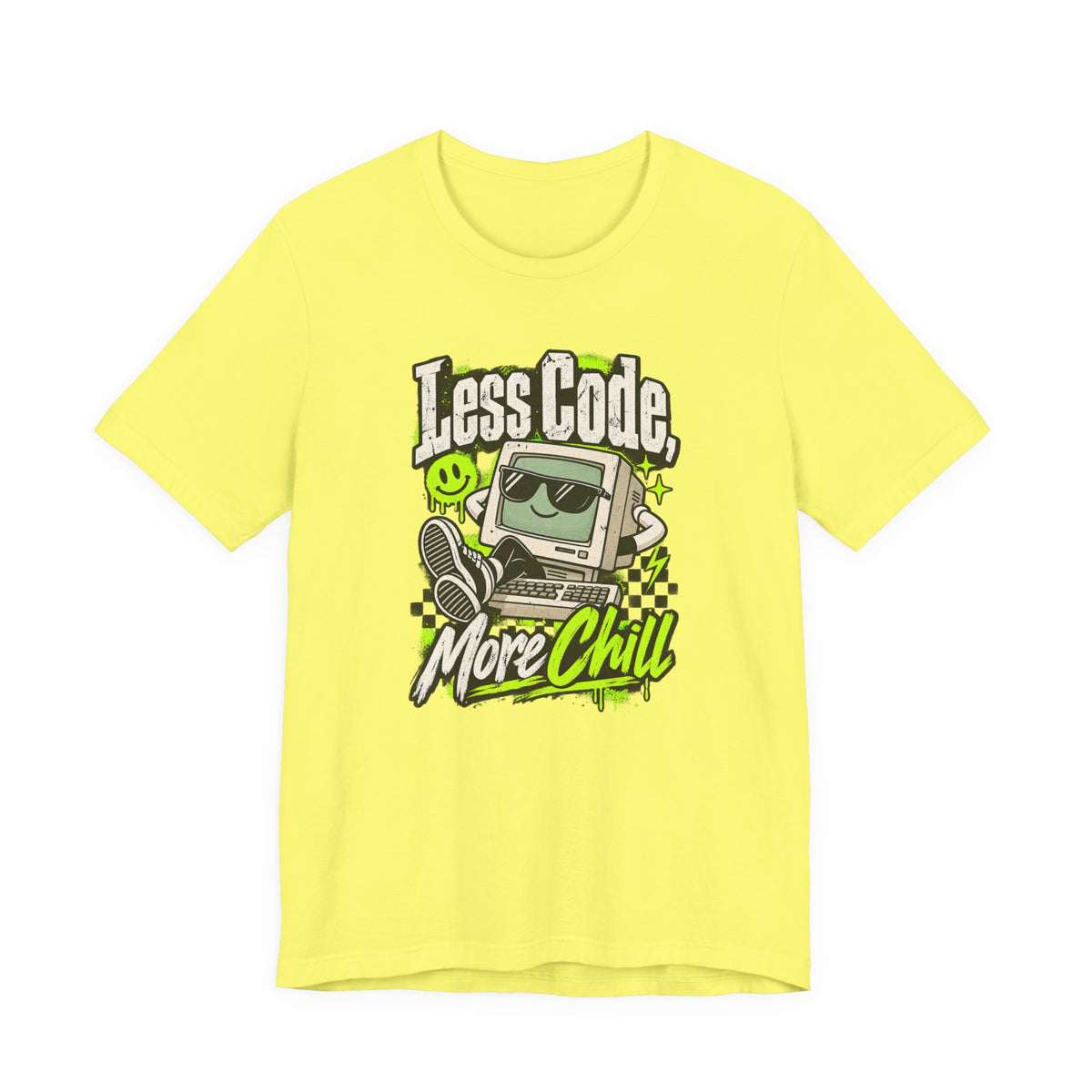 Less Code, More Chill Funny Programmer T-Shirt