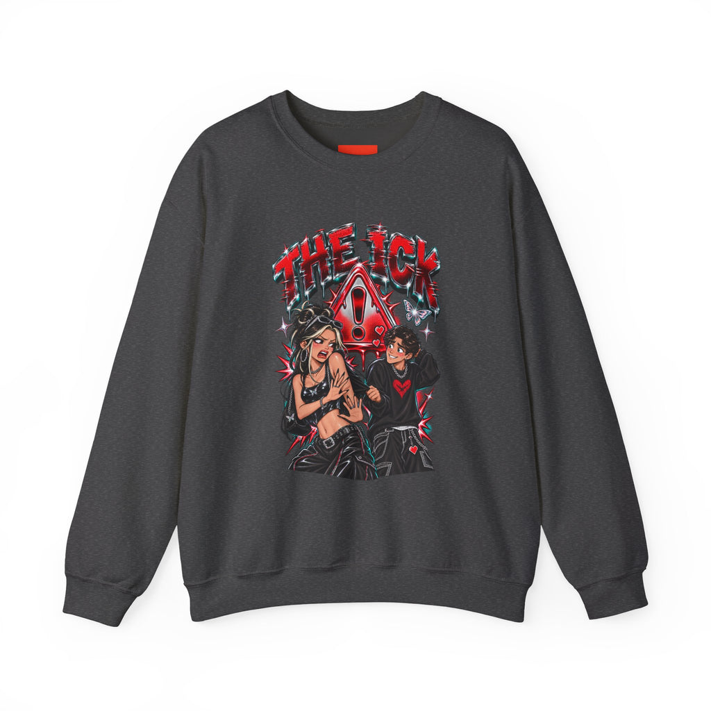 THE ICK Funny Y2K Graphic Sweatshirt