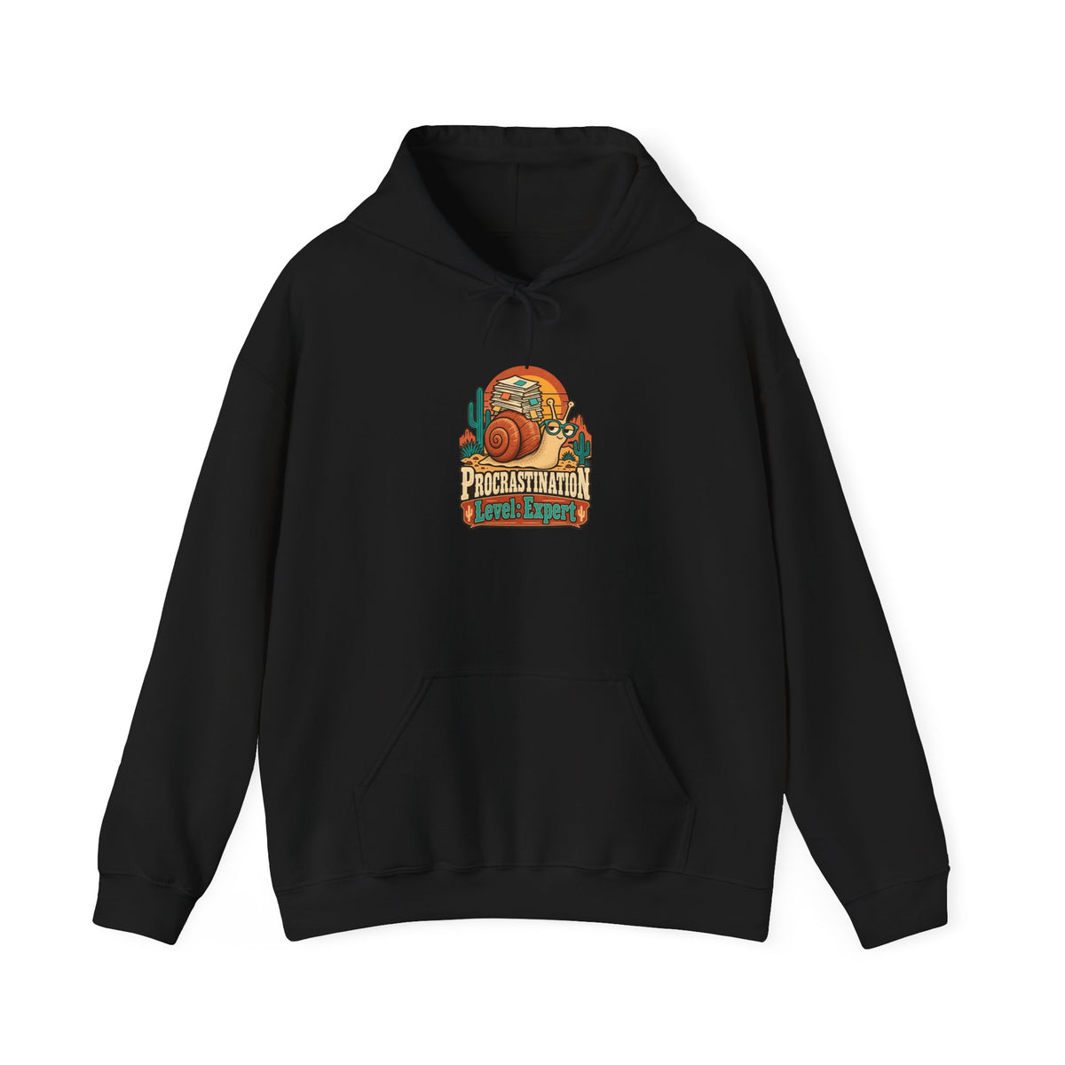 Procrastination Level: Expert Funny Student Hoodie