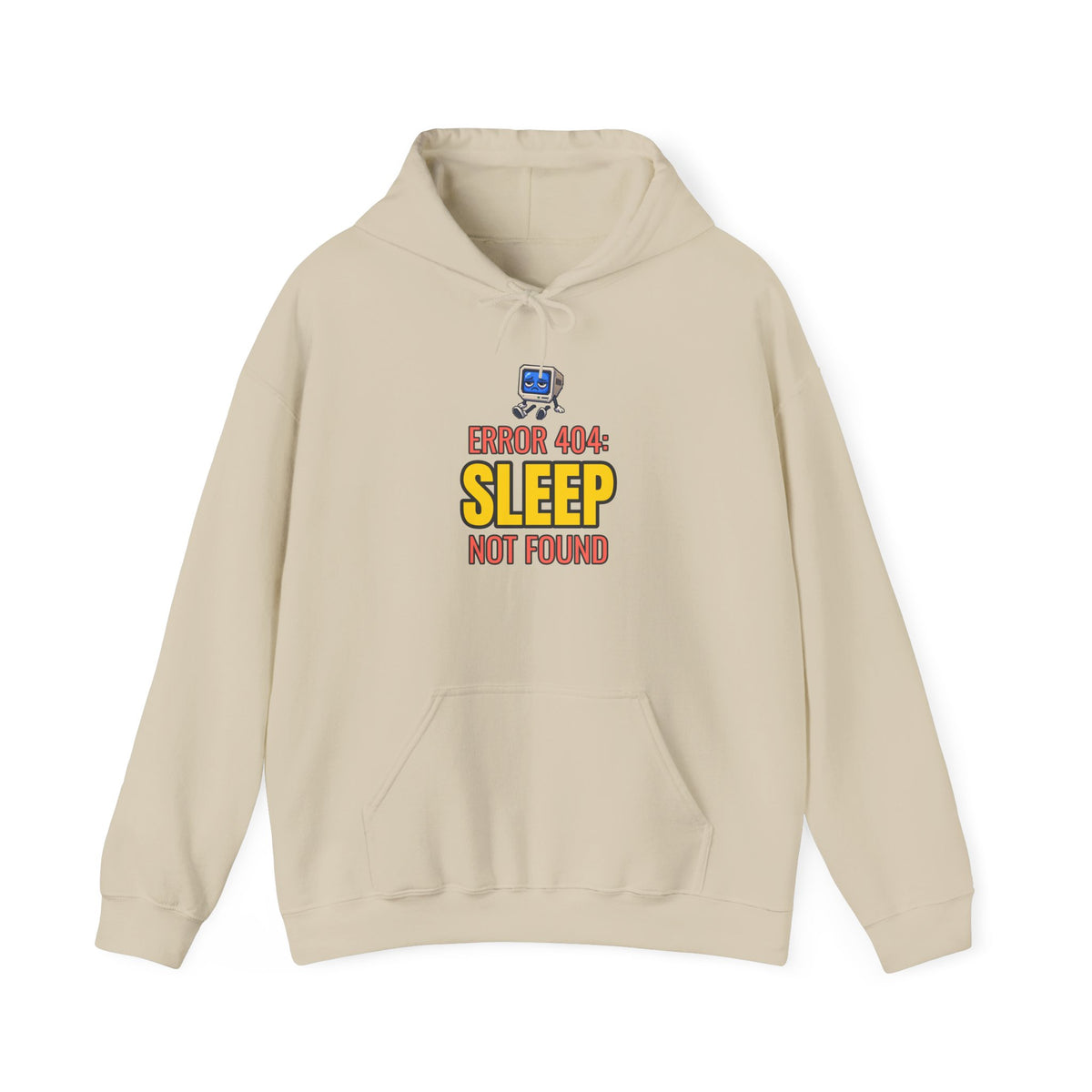 Error 404: Sleep Not Found Funny Programmer Hoodie