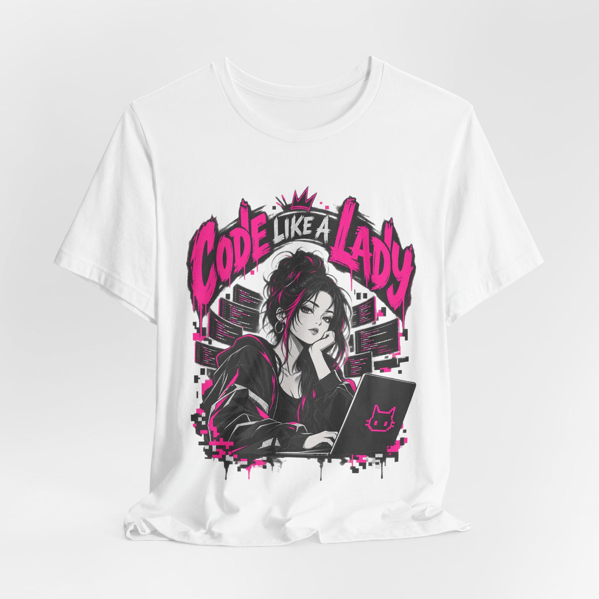 Code Like A Lady Funny Programmer T-Shirt