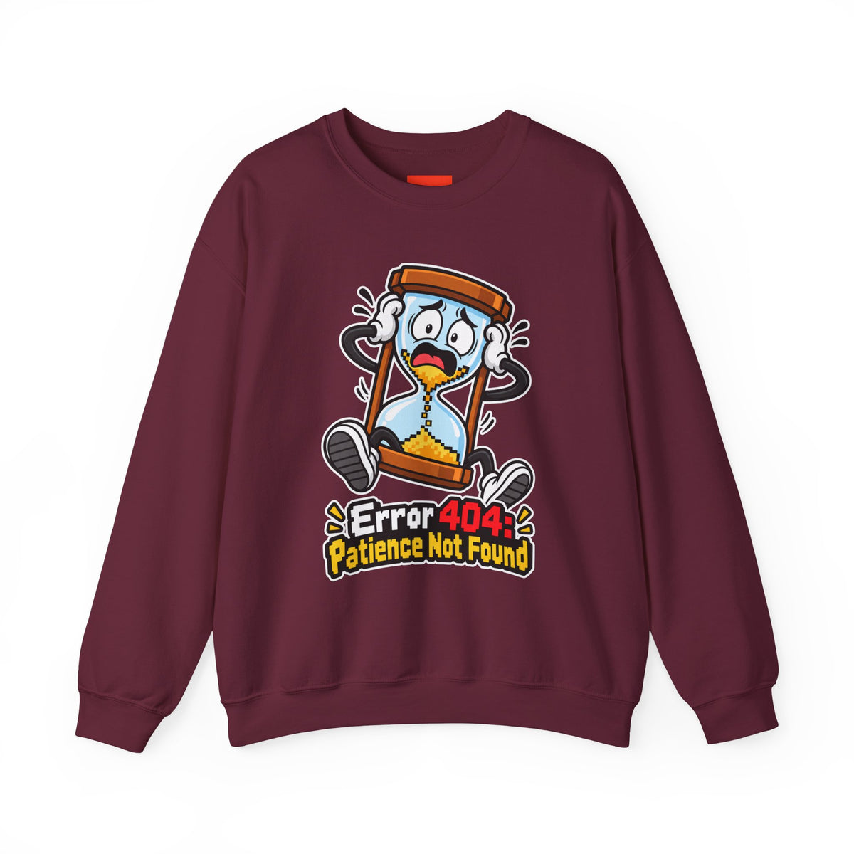 Error 404: Patience Not Found Funny Tech Sweatshirt