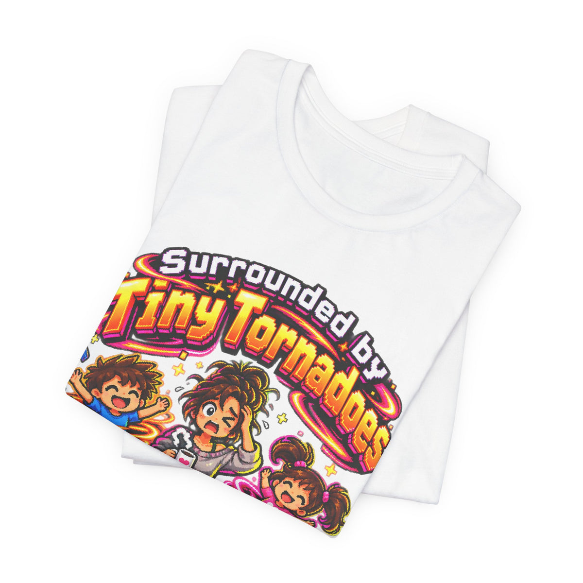 Surrounded by Tiny Tornadoes Funny Parent T-Shirt