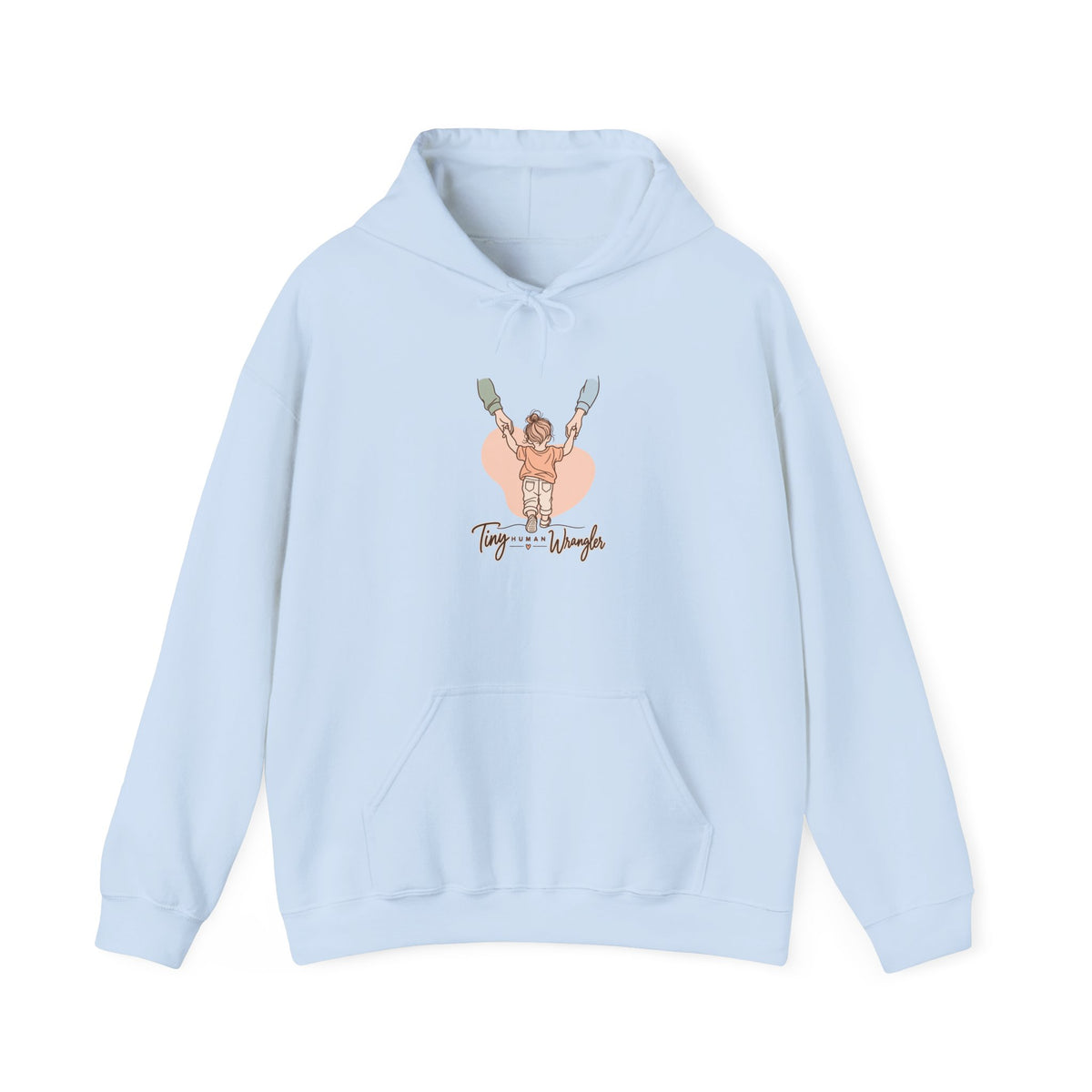 Tiny Human Wrangler Funny Parent Hoodie