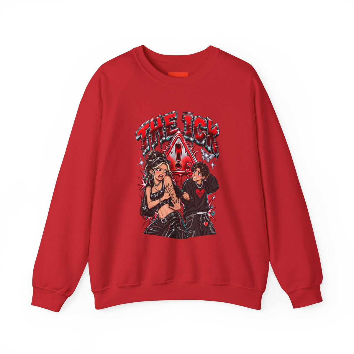 THE ICK Funny Y2K Graphic Sweatshirt