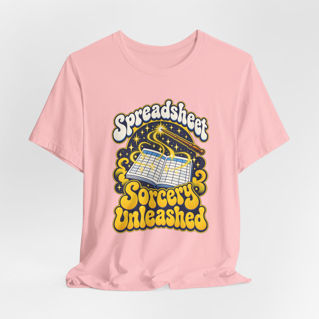 Spreadsheet Sorcery Unleashed Funny Office Humor T-Shirt
