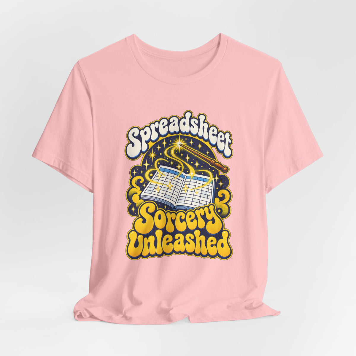 Spreadsheet Sorcery Unleashed Funny Office Humor T-Shirt
