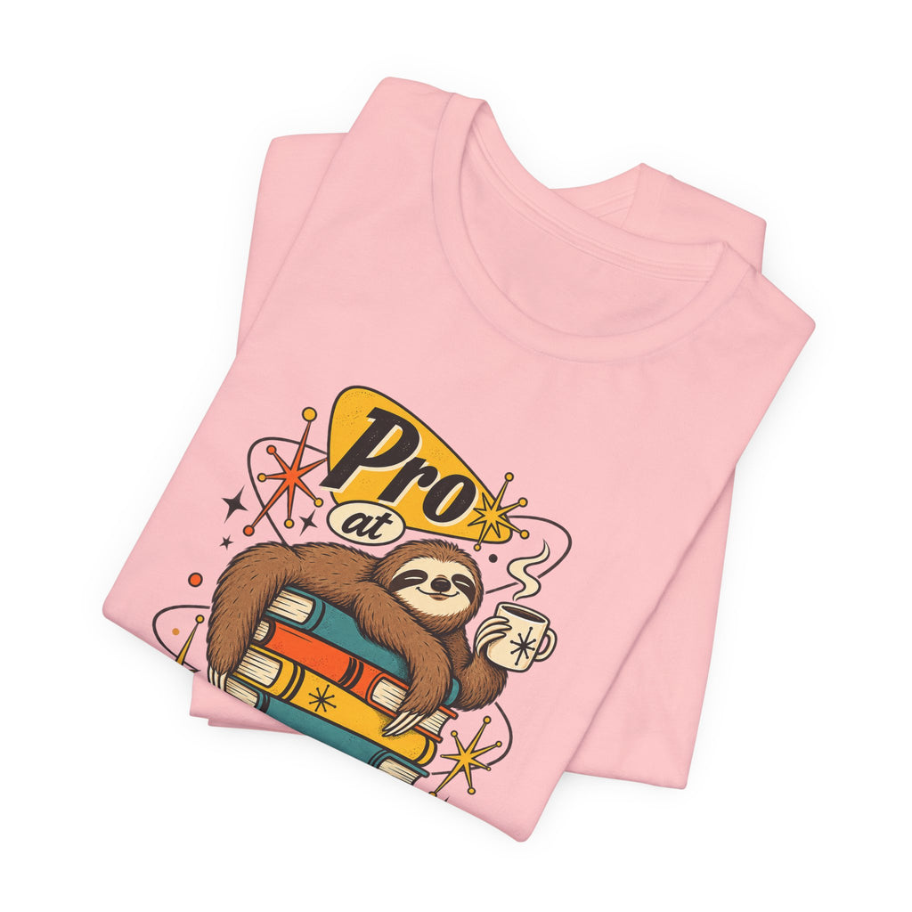 Pro at Productive Procrastination Funny Sarcastic T-Shirt