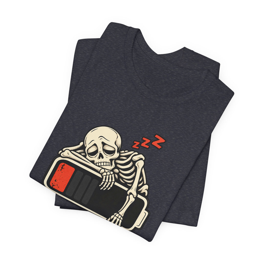 Low Battery, Mind Shutting Down Funny Self-Deprecating T-Shirt