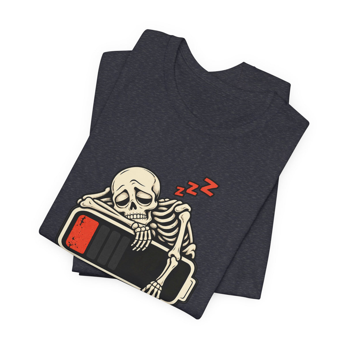 Low Battery, Mind Shutting Down Funny Self-Deprecating T-Shirt
