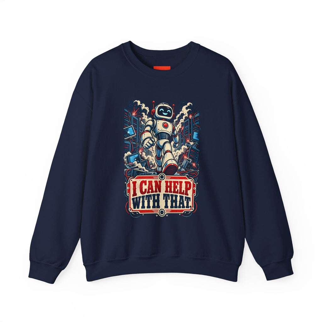 I CAN HELP WITH THAT. Funny ChatGPT Tech Sweatshirt