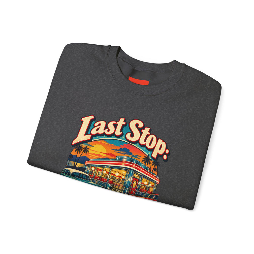 Last Stop: Nostalgia Lane Funny Retro Vintage Sweatshirt