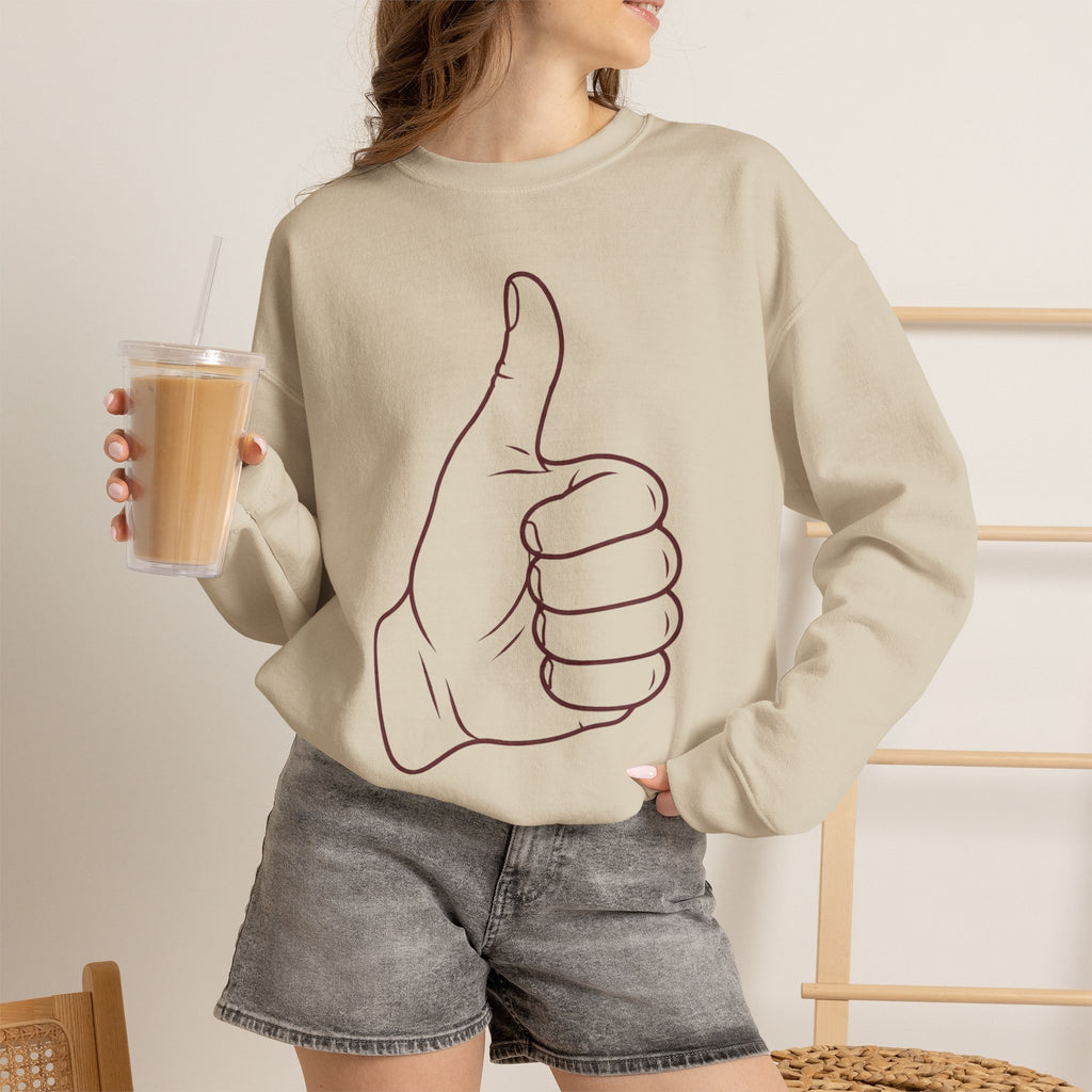Thumbs Up Spirit Crewneck Sweatshirt