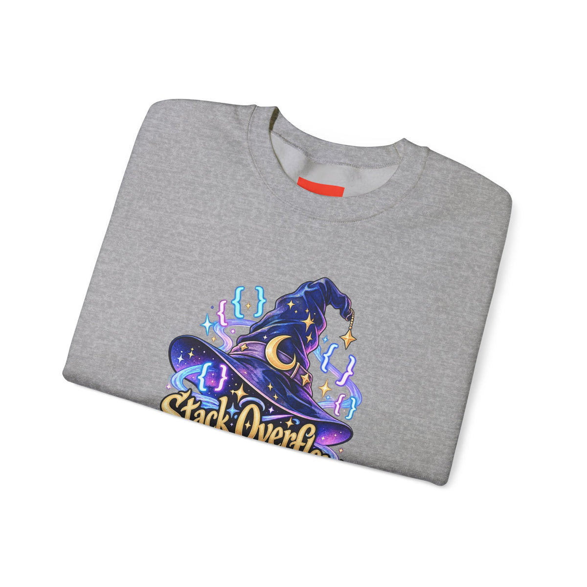 Stack Overflow Sorceress Funny Programmer Sweatshirt