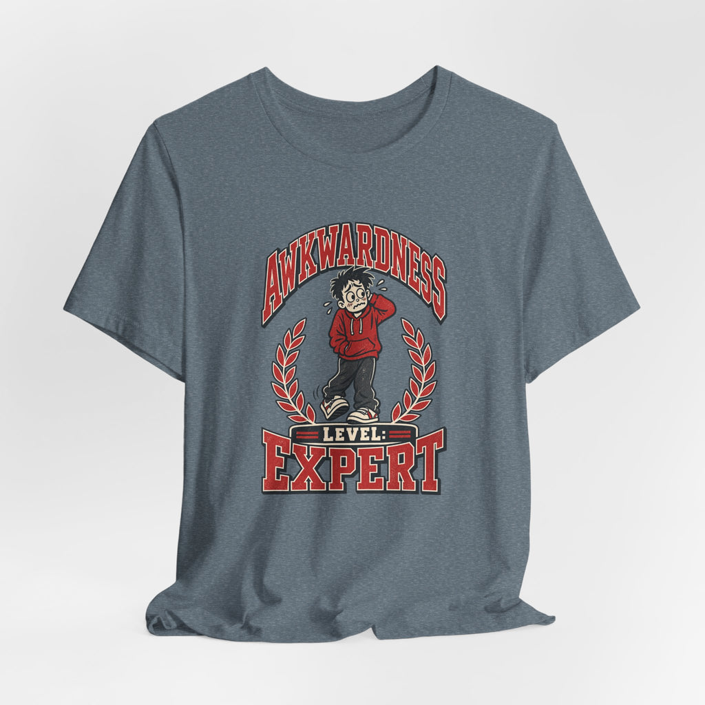 Awkwardness Level: Expert Funny Introvert T-Shirt