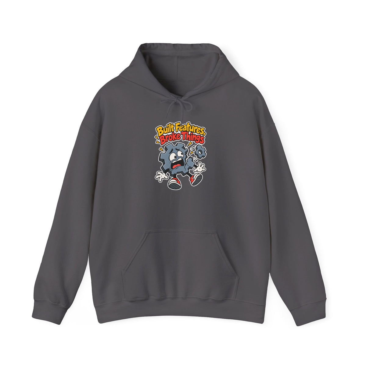 Built Features, Broke Things Funny Programmer Hoodie