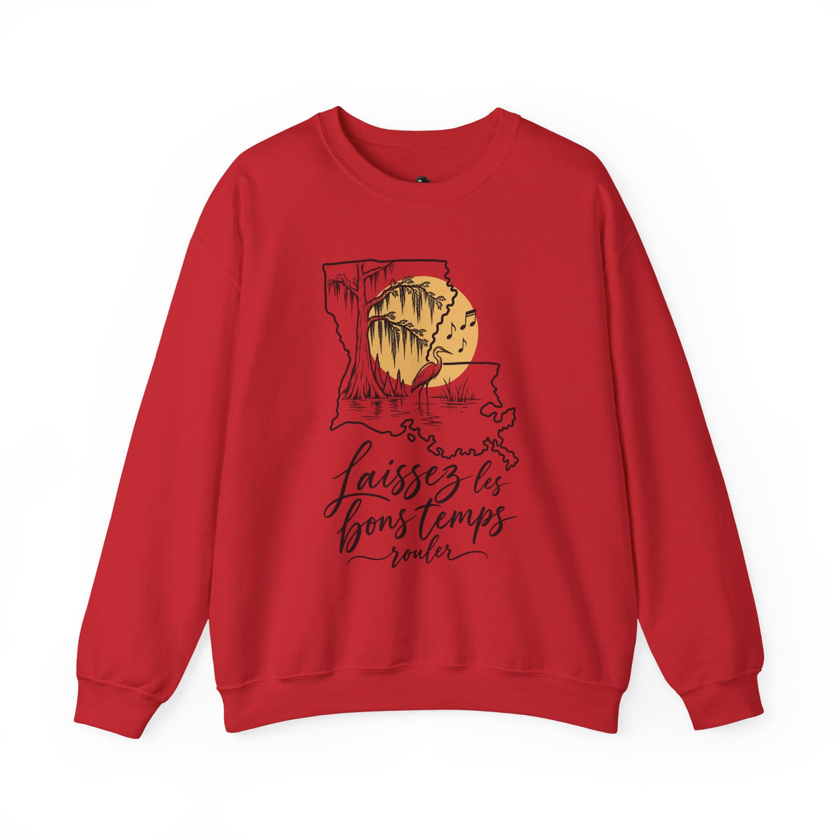 Laissez les bons temps rouler Funny Typography Sweatshirt