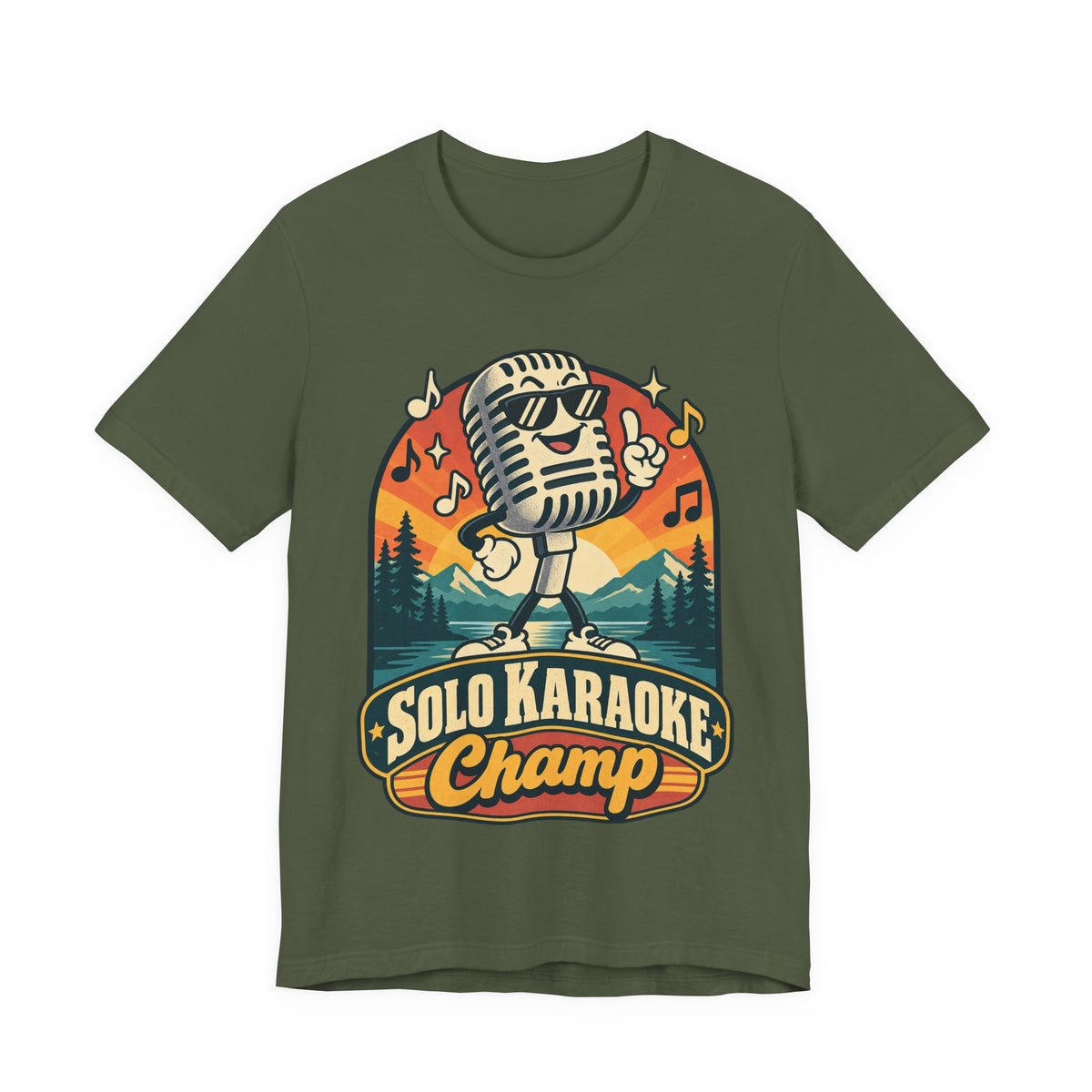 Solo Karaoke Champ Funny Karaoke T-Shirt